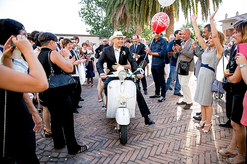 Vespa matrimonio Oristano